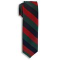 Capelle Collection Green/Navy/Red Striped Narrow Tie